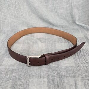 Goodfellow & Co Men's Faux Leather Brown Casual Belt Fits Size 32" - 36"  Waist